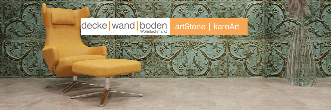 artStone karoArt decke wand boden