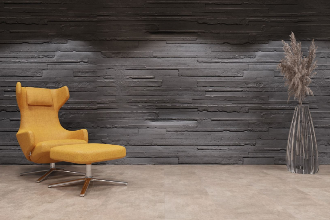 artStone Raumfoto Hormigon 3d anthracite