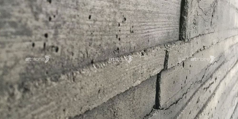 Hormigon 3D Perspektivdarstellung - Artstone Wandpaneel