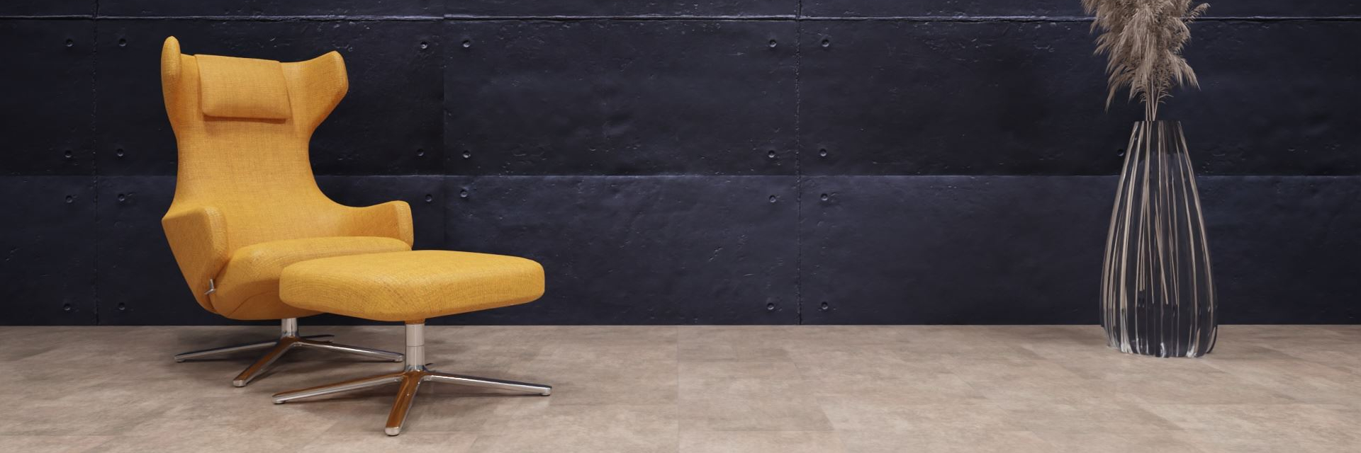 artStone Raumfoto hormigon plus anthracite