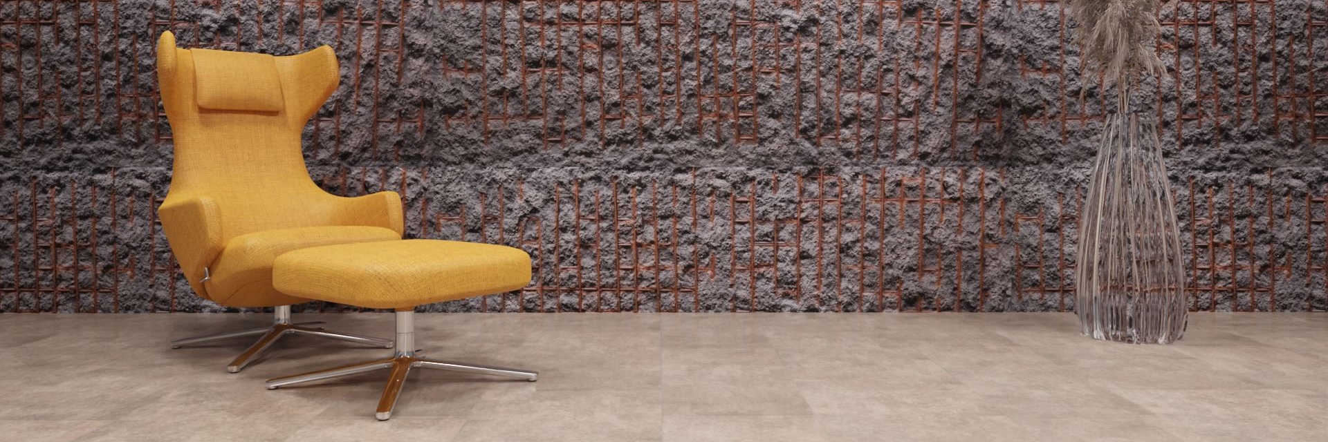 artStone Raumfoto Hormigon ruina carmin