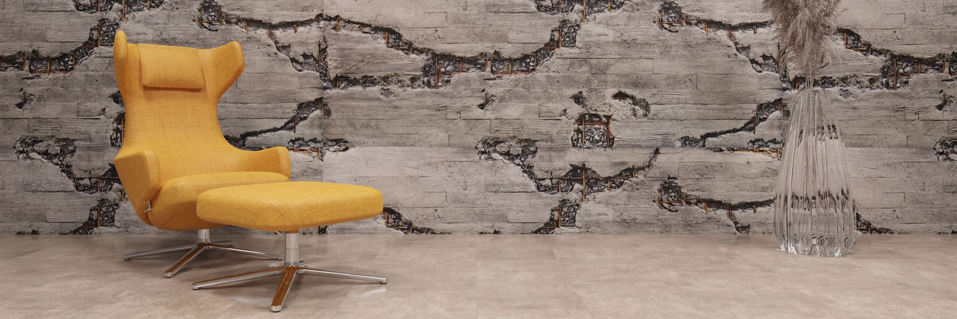 artStone Raumfoto runia carmin