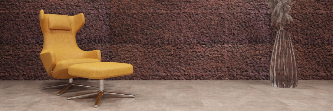 artStone Raumfoto magma carmin