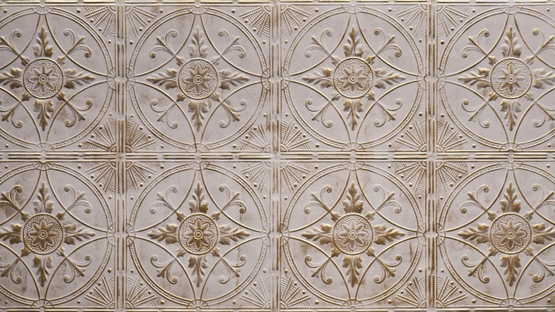 Broderie Creme Dor - Artstone Wandpaneel