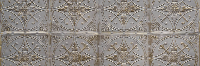 Broderie Fonce Dor - Artstone Wandpaneel