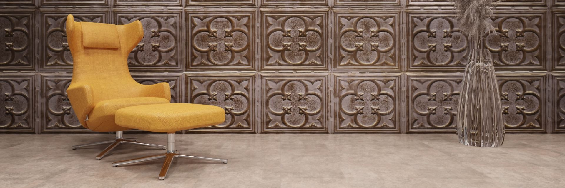 artStone Raumfoto Daisy creme