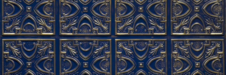 Fontenay Blue Marine Dor - Artstone Wandpaneel