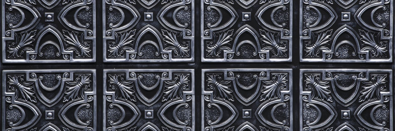 Fontenay Noir Argent - Artstone Wandpaneel