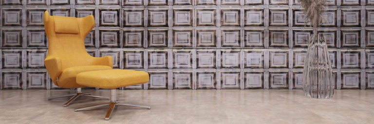 artStone Raumfoto Grenier Blanc Dor Noir