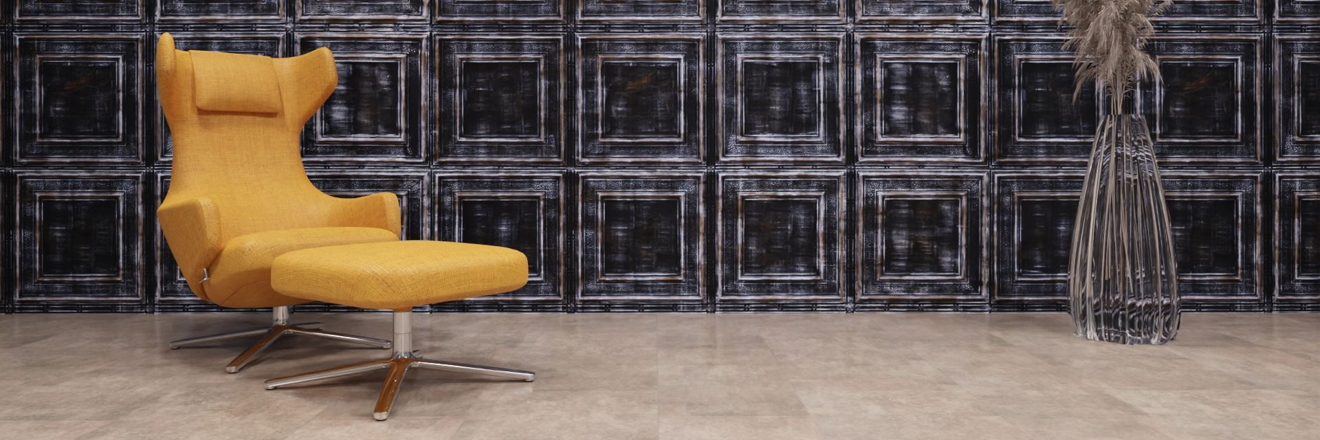 artStone Raumfoto plafont noir blanc