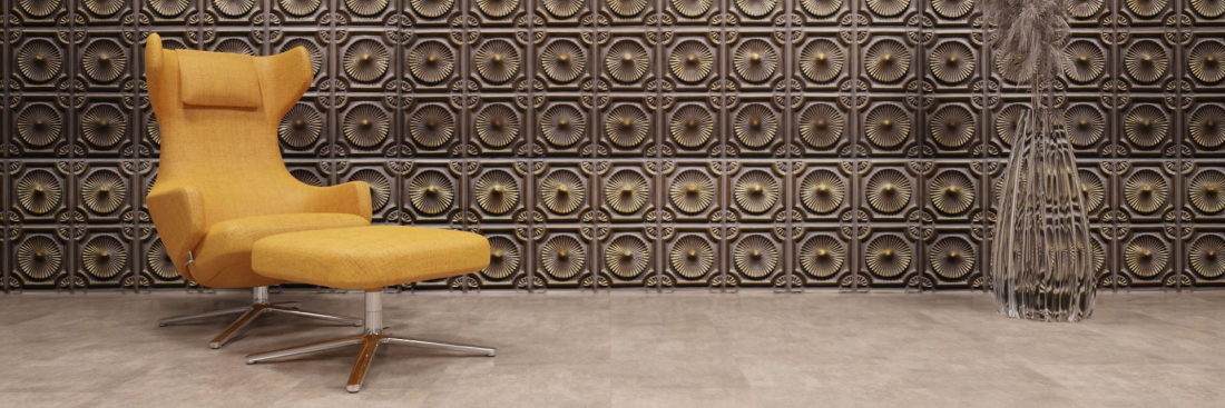 artStone Raumfoto vermont creme dor