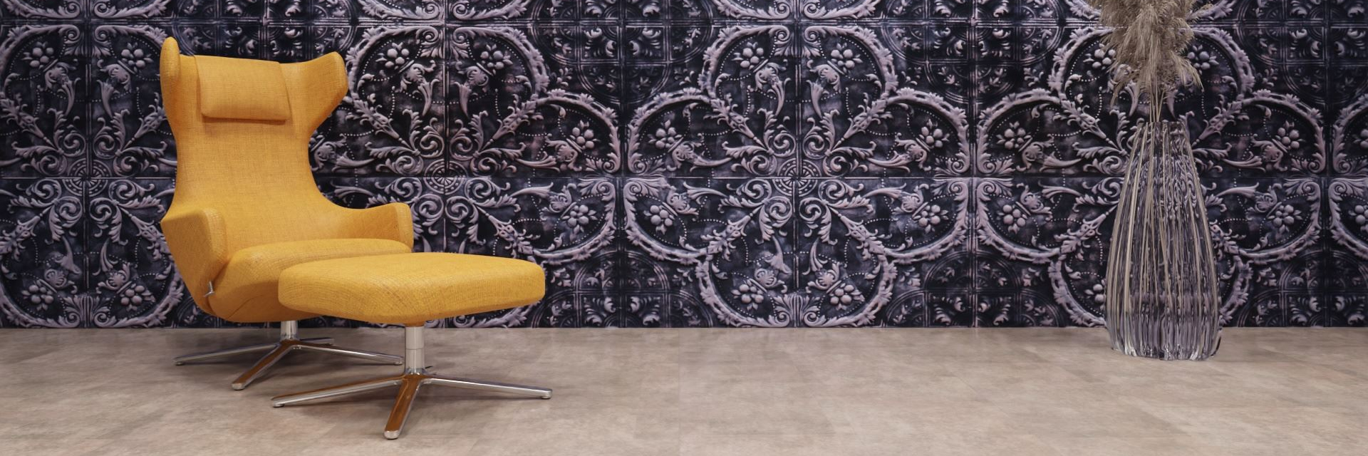 artStone Raumfoto Versaillles anthracite rose