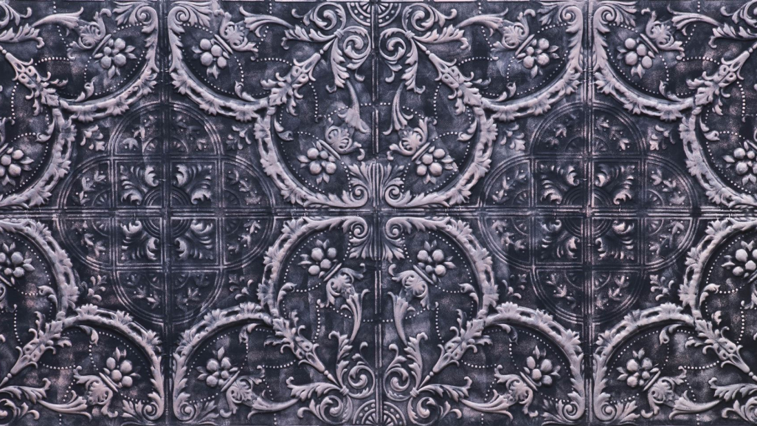 Versailles Anthracite Rose - Artstone Wandpaneel