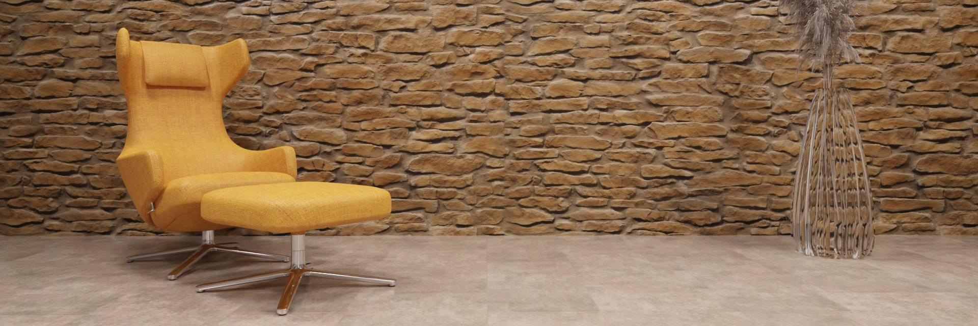 artStone Raumfoto Lajas ocre