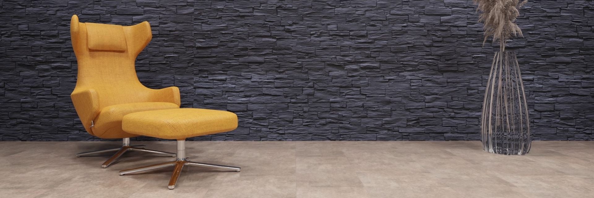 artStone Raumfoto Pizzara anthracite