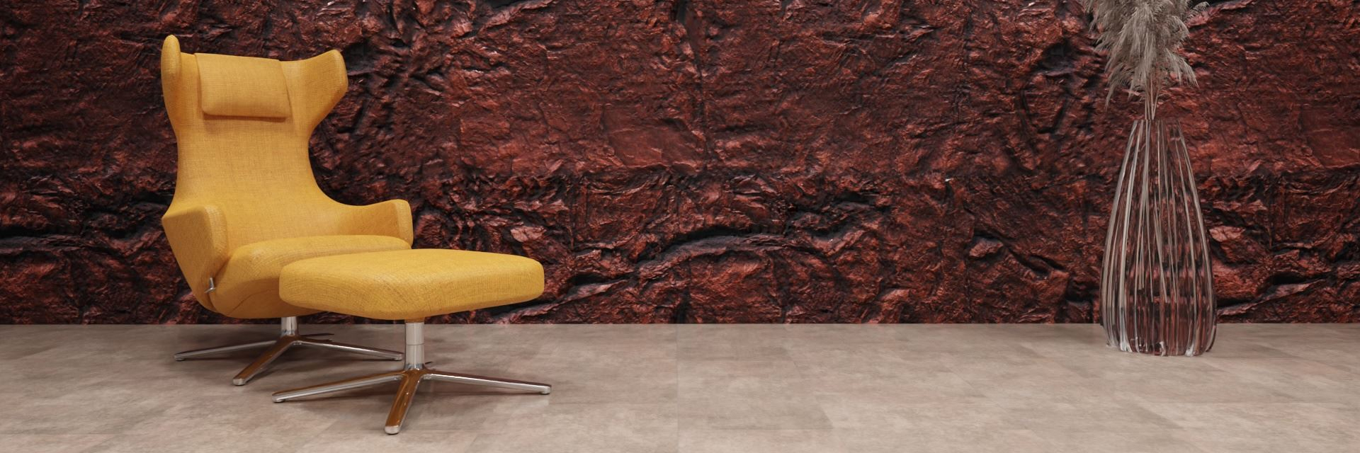 artStone Raumfoto roca carmin