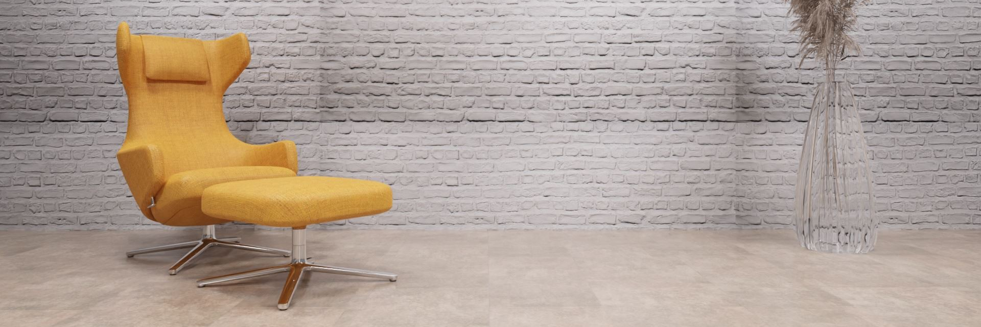 artStone Raumfoto ladrillo loft cue banca 