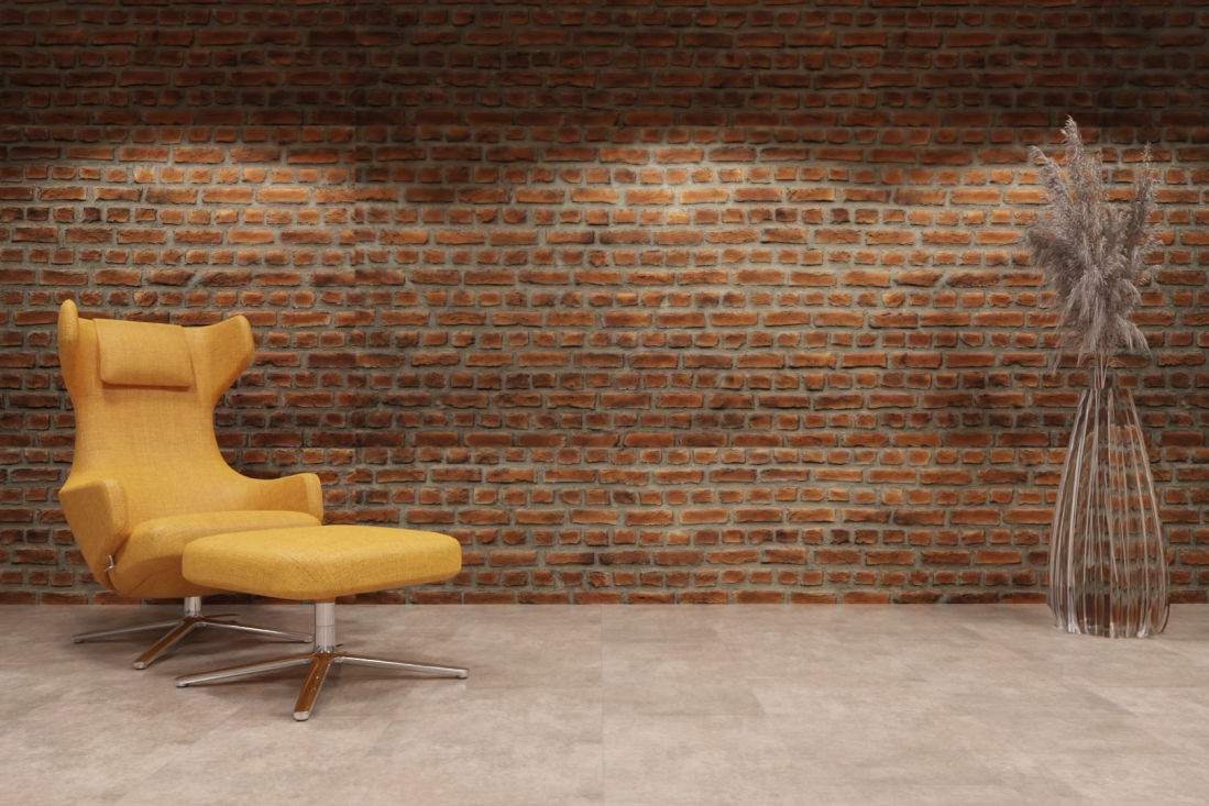 artStone Raumfoto ladrillo loft cue rojo