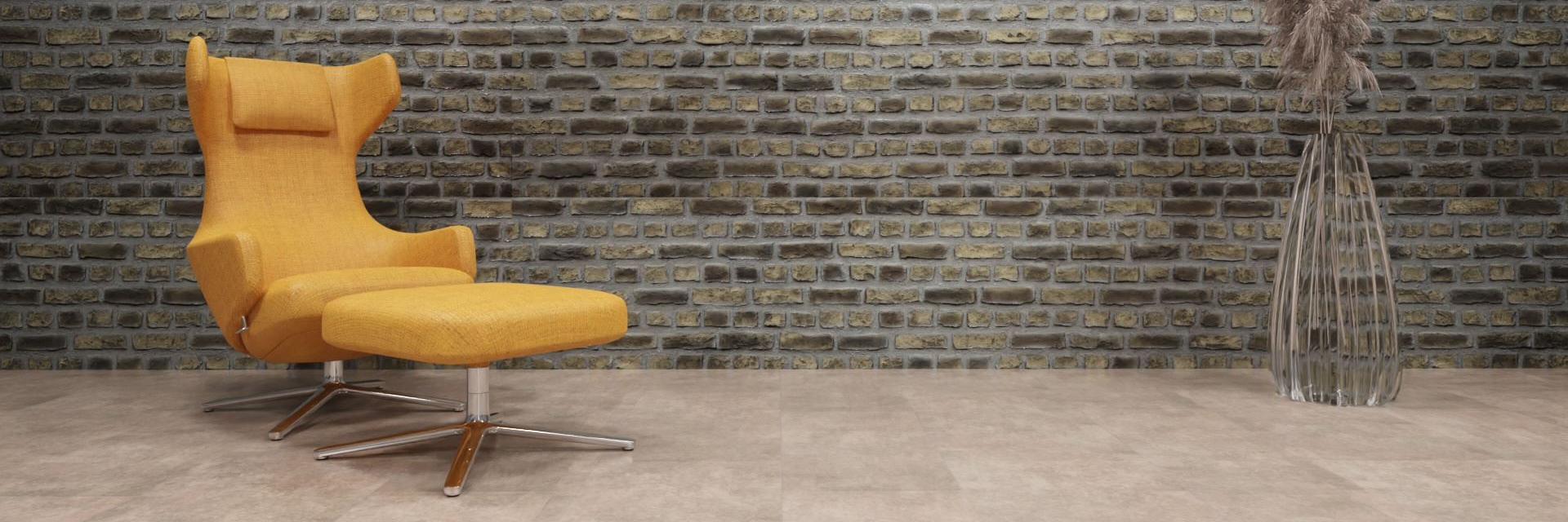 artStone Raumfoto ladrillo loft cue terrosa