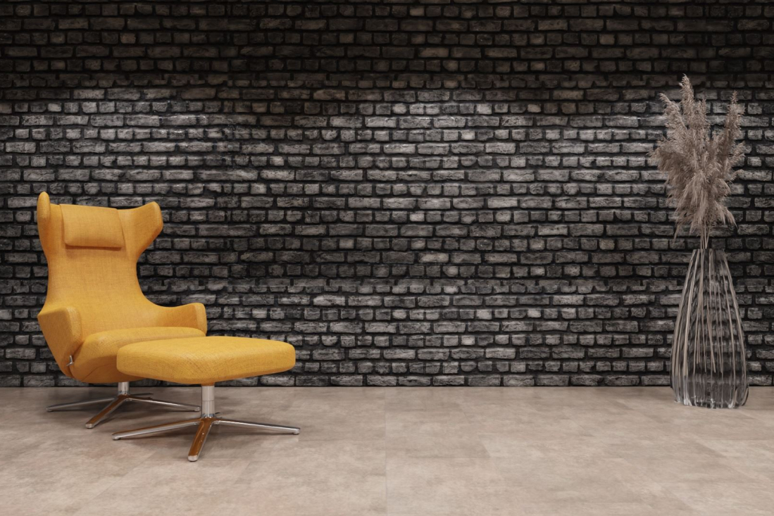 artStone Raumfoto ladrillo loft basalto