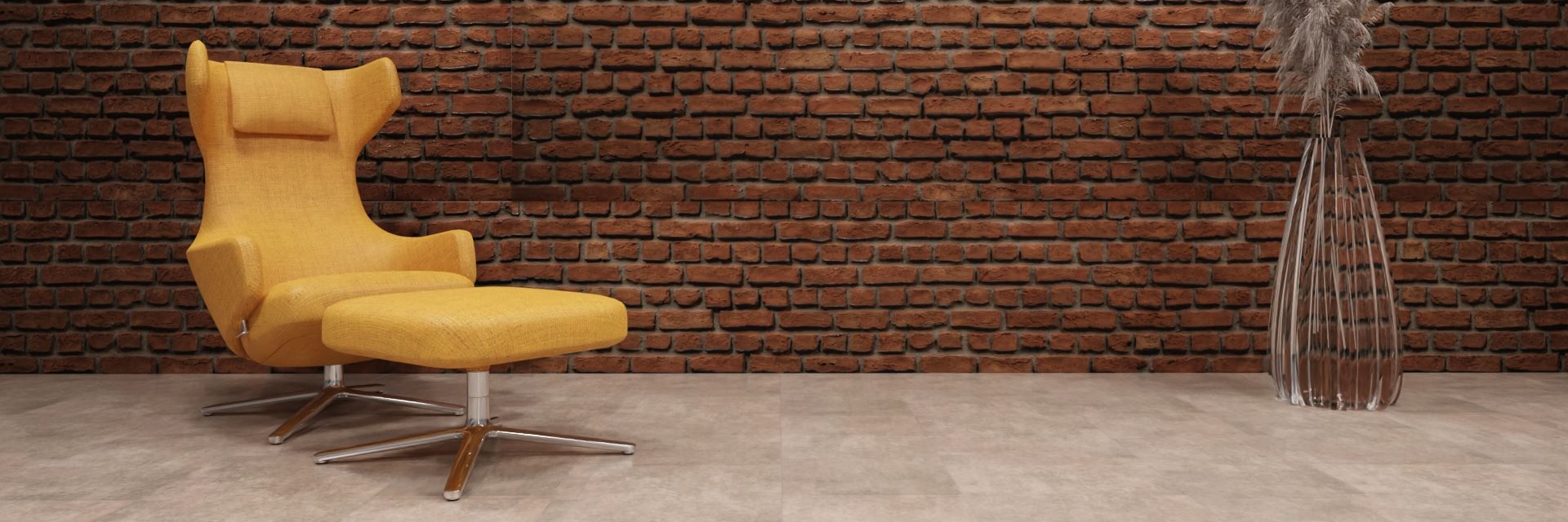 artStone Raumfoto ladrillo loft rojo effect