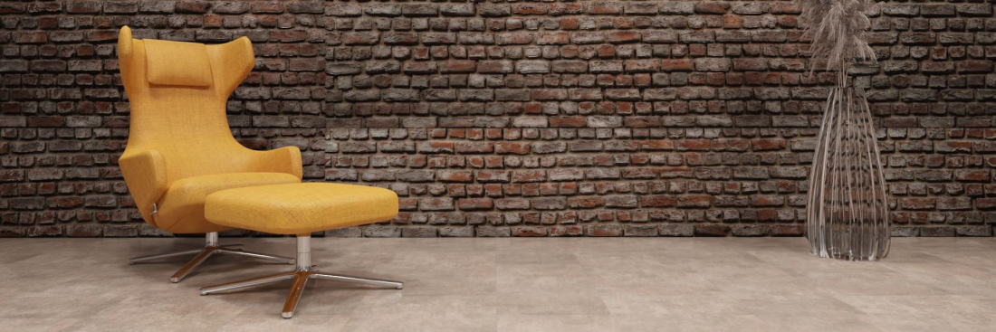 artStone Raumfoto ladrillo loft rojo grey