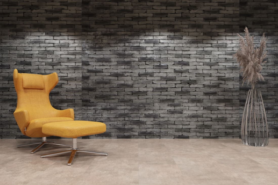 artStone Raumfoto ladrillo mansory grey dark