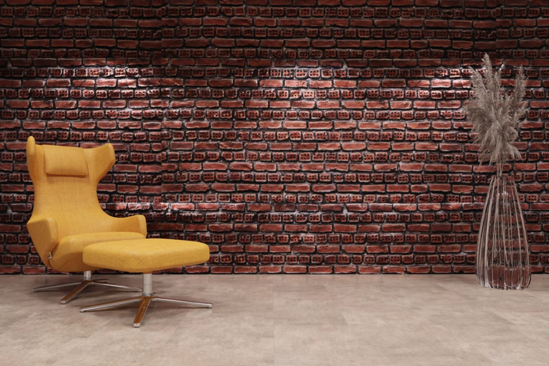 artStone Raumfoto Ladrillo Perforado rojo