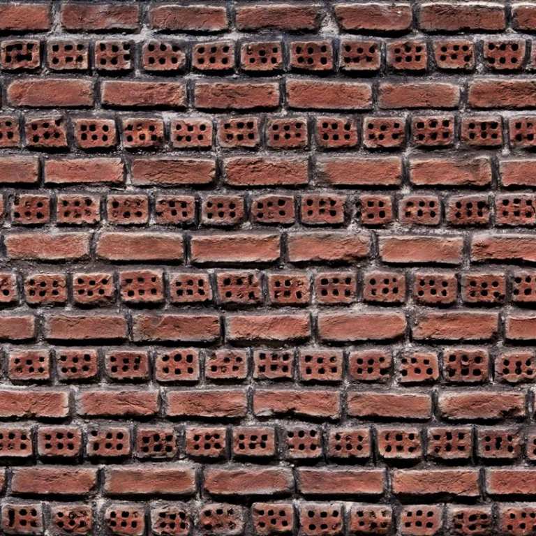 Ladrillo Perforado Rojo - Artstone Wandpaneel