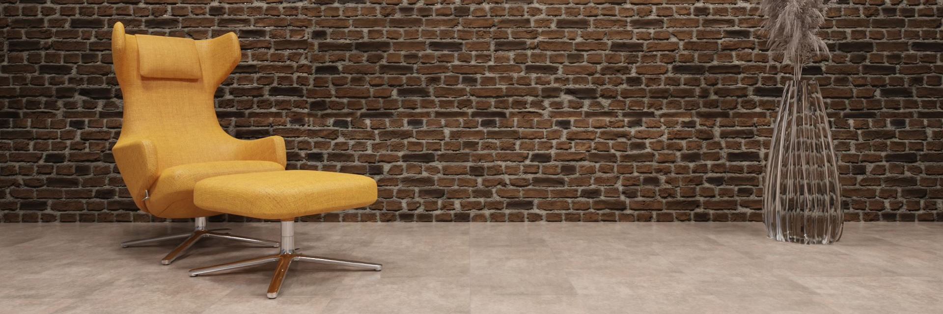 artStone Raumfoto ladrillo vintage cobriza